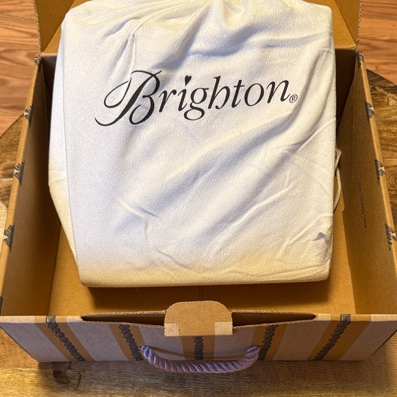 Brighton Red Embossed Crossbody Bag - Picture 13 of 13